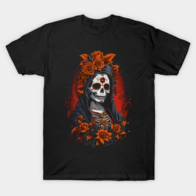 Santa Muerte T-Shirt by OccultAesthetic